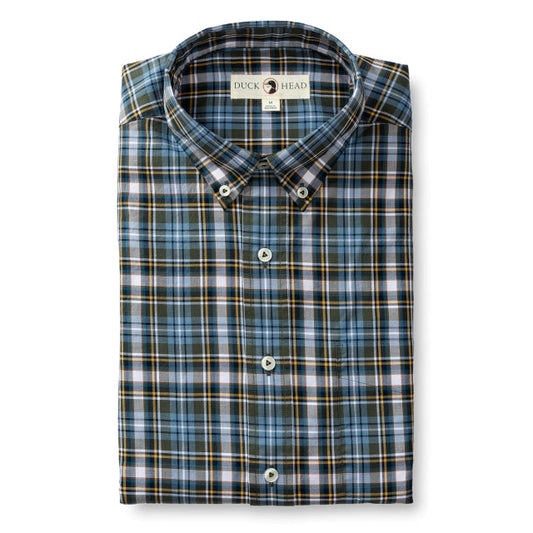 Men's Hamlett Plaid Cotton Twill Sport Shirt