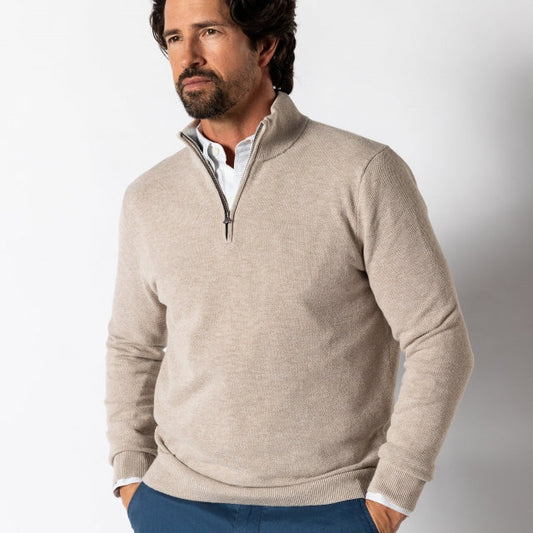 Men's Colton Pique 1/4 Zip Sweater